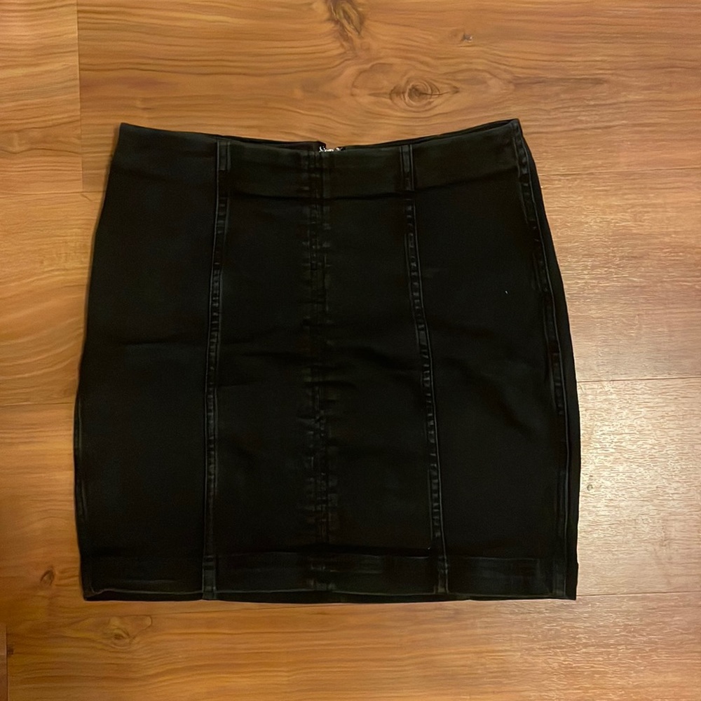 Free People Mini Skirt - Black, 8